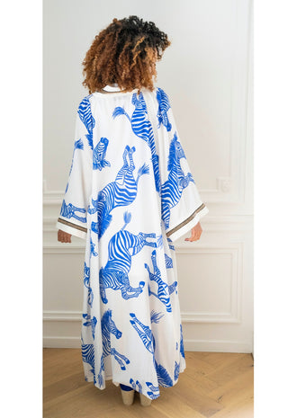Azure Dumas Maxi Kimono