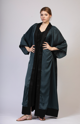 The Midnight Ocean Abaya | Kimono