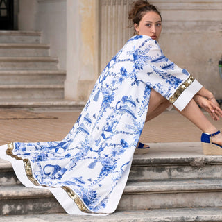 Chinoiserie 1860 Kimono by Mary and Mary Fashion