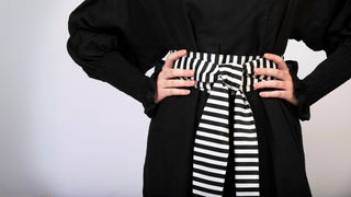 women wearing a modern designer abaya kimono with luxury elements from #Mary and Mary#